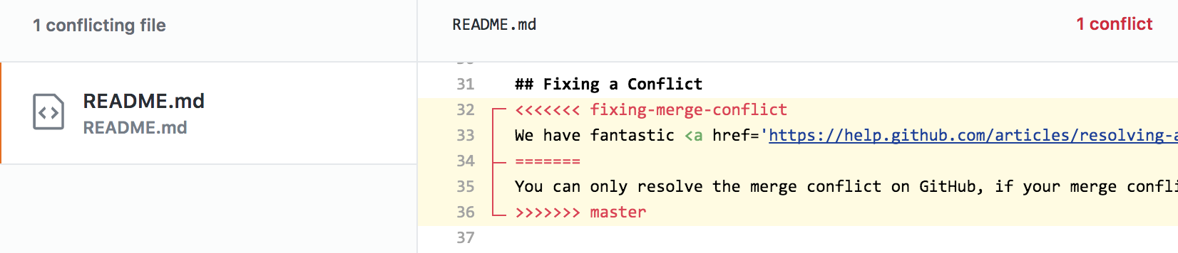 Conflicts